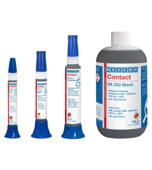 WEICON Contact VA 250 Black Cyanoacrylate Adhesive