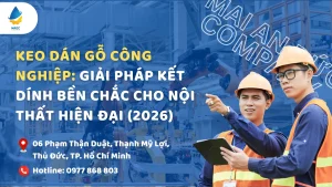Keo Dán Gỗ Công Nghiệp: Giải Pháp Kết Dính Bền Chắc Cho Nội Thất Hiện Đại (2026)